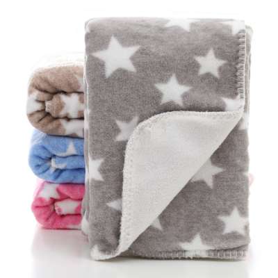 Custom Wholesale Printed Baby Flannel Fleece Children Blanket