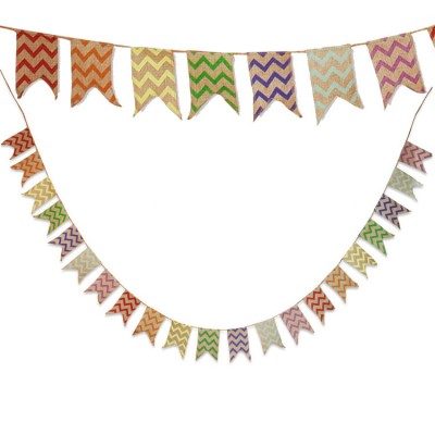 Festival Birthday Decorative Hanging Bunting Multicolor Pennant Banner