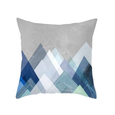 Modern Decorative  Cushion Cover Printing Pillow Case Back Support Cushion Sofa