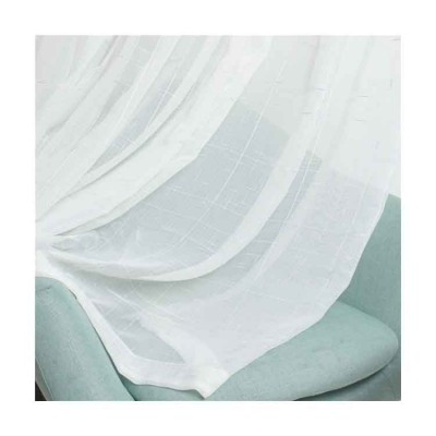 Wholesale Living Room Ready Made Voile White Sheer Curtain