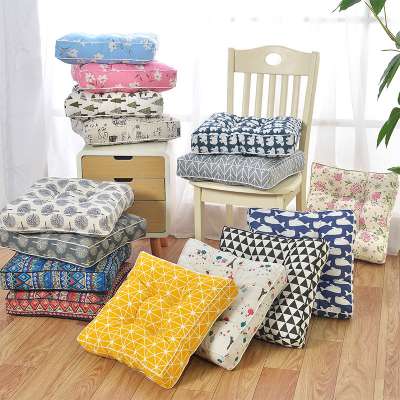 Wholesale Cheap Thicken Tatami Printed Floor Pads Pillow Bulk Chair Cushion Seat