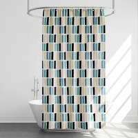 Monad Nordic Personalized Geometric The Shower Curtain For Bathroom